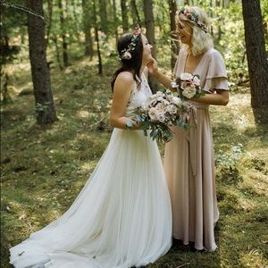 Blush Pink Bridesmaid Dress